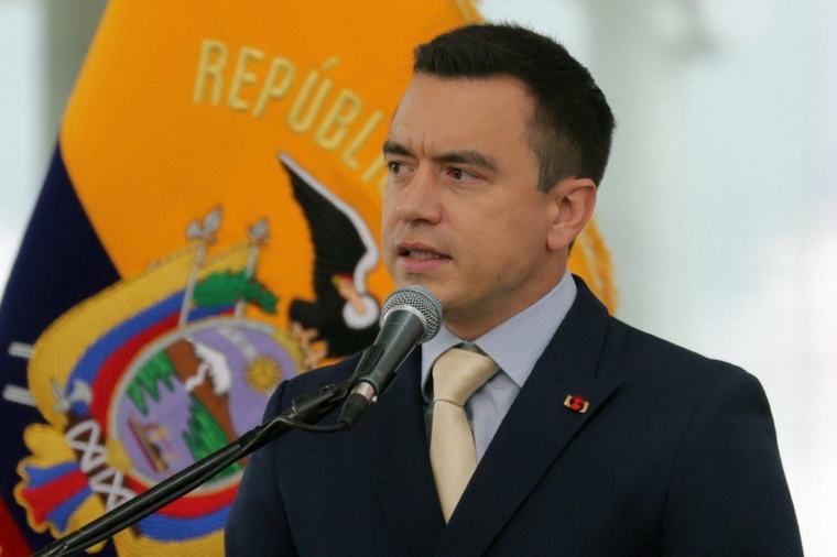 Gobierno capturó al 90% de jefes criminales que operaban en Ecuador, asegura Noboa